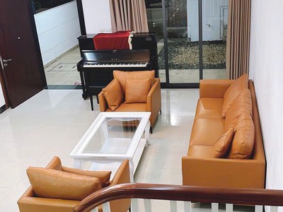 Cho thuê biệt thự liền kề gamuda gardens, 120m2, mặt tiền 5.5m, 3 tầng, 5 phòng ngủ, full nội thất 0