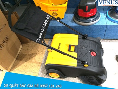 Xe quét rác đẩy tay Clepro CW-800/02 giá tốt nhất năm 2025 1