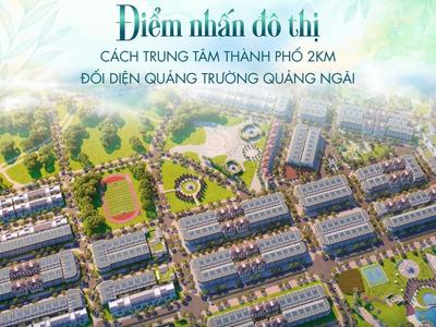 Bán đất đối diện quảng trường và trường THCS, đất sạch sổ đỏ 100, giá trực tiếp CĐT An Điền Phát 3