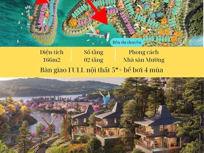 Sở hữu biệt thự nghỉ dưỡng lòng hồ hòa bình thanh toán chỉ 1,2 tỷ 0