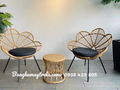 Bàn ghế ban công mây nhựa giá rẻ 1