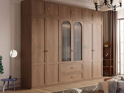 Tủ Quần Áo Gỗ Tự Nhiên Đẹp TATN01   Sang Trọng, Hiện Đại, Theo Yêu Cầu 0