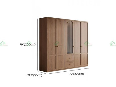 Tủ Quần Áo Gỗ Tự Nhiên Đẹp TATN01   Sang Trọng, Hiện Đại, Theo Yêu Cầu 6