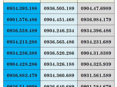 Số đẹp giá rẻ gói cước siêu ưu đãi - 11gb/ngày 5