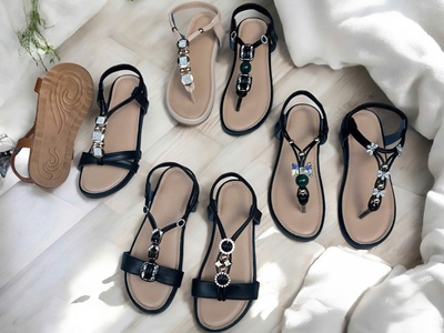 Sandal thổ cẩm nữ cao cấp 2