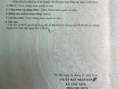 Bán lô đất đẹp - vị trí đẹp tại thanh trí, minh phú, sóc sơn, hà nội 3