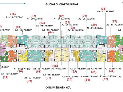 Bán chung cư moscow tham lương giá mềm - 73m2 - 2.2 tỷ - full nội thất 1