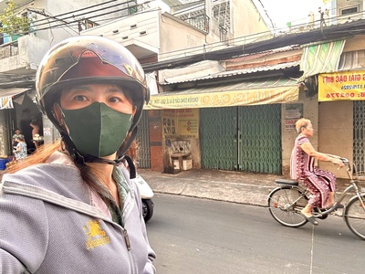 Bnas nhà mặt tiền - khu dân cư hiện hữu- xe hơi đổ cửa- thông ra hoàng diệu và nguyeenc tât thành. 1