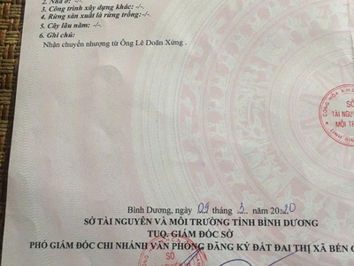 Chính chủ cần bán mảnh đất tại địa chỉ Ấp 6, Phường Thới Hoà, Thành phố  Bến Cát, Bình Dương 3