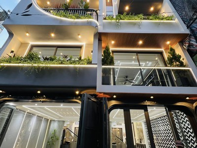 Nhà 5 tầng, tk hiện đại, full nội thất. phạm văn chiêu, p.14, gần tham lương 0