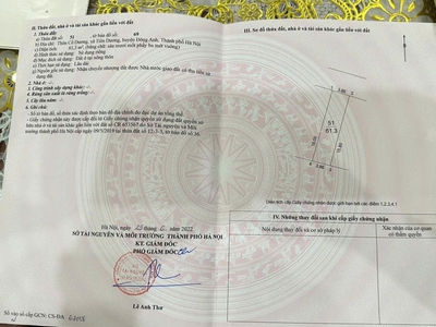 Đất đẹp - giá tốt - vị trí đắc địa tại thôn cổ dương, xã tiên dương, huyện đông anh, thành phố hà 0