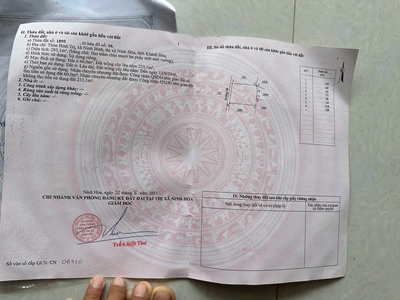 Bán đất chính chủ - giá tốt tại thôn bình trị, ninh bình, khánh hòa 1