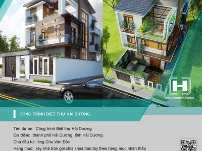 Nhận thầu xây nhà trọn gói - XÂY DỰNG HCC 1