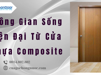 Không Gian Sống Hiện Đại Từ Cửa Nhựa Composite 3