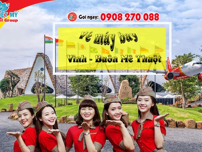 Mua vé máy bay Vinh   Buôn Mê Thuột dễ dàng 0