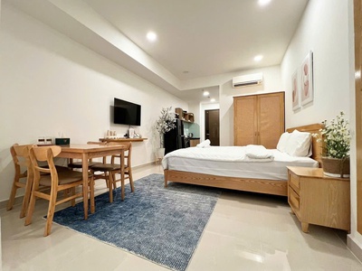 Chung cư Richmond, Nguyễn Xí, P26, BT: 1p ngủ, full nội thất, 10tr/th 45m2 0