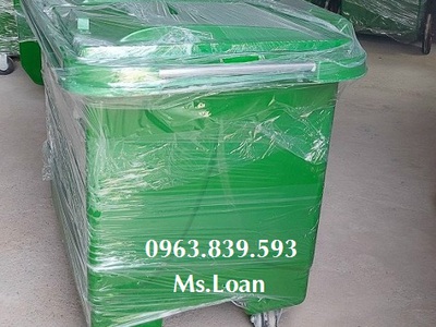 Cung cấp thùng rác công cộng có bánh xe kéo, xe đẩy rác, xe đẩy hàng giá rẻ 12
