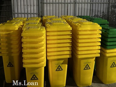 Thùng nhựa đựng rác hộ gia đình, công viên, nhà xưởng bảo vệ môi trường. 11