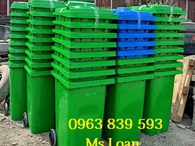 Thùng nhựa đựng rác hộ gia đình, công viên, nhà xưởng bảo vệ môi trường. 12