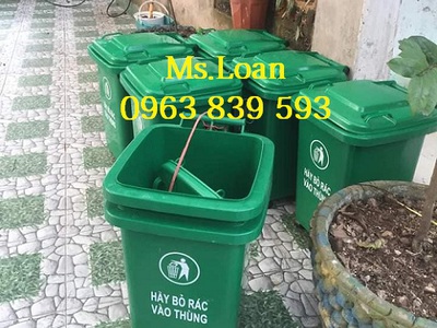 Thùng nhựa đựng rác hộ gia đình, công viên, nhà xưởng bảo vệ môi trường. 8