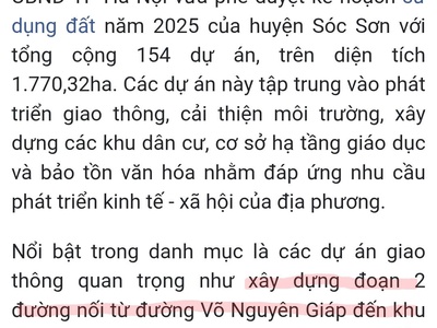 Trục chính thôn đạc đức ,xã phù linh . đón đầu võ nguyên giáp kéo dài và tổ hợp y tế 4