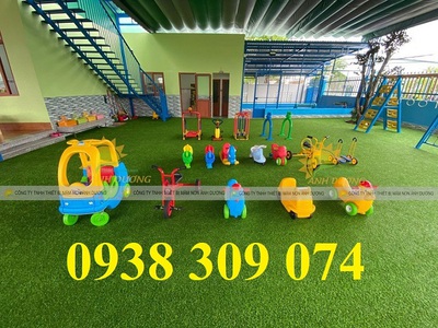 Xe chòi chân trẻ em, bập bênh mầm non , trụ bóng rổ 0