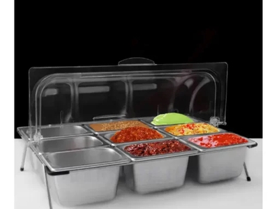 Khay trưng bày thức ăn buffet 1