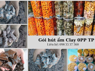 Túi hút ẩm Clay chuyên cho thực phẩm khô 0