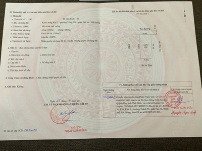 Bán đất mặt ngõ 228 Cát Linh   Tràng Cát đường nhựa rộng 5m oto đỗ cửa. 2