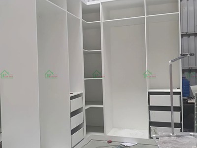 Tủ Quần Áo Acrylic Bóng Gương Chữ L Hiện Đại TAR41 - Tiện Nghi, Sang Trọng   Nội Thất Bảo Nam 3