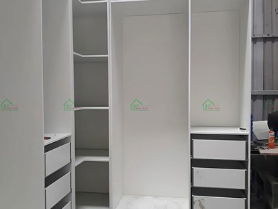 Tủ Quần Áo Acrylic Bóng Gương Chữ L Hiện Đại TAR41 - Tiện Nghi, Sang Trọng   Nội Thất Bảo Nam 4