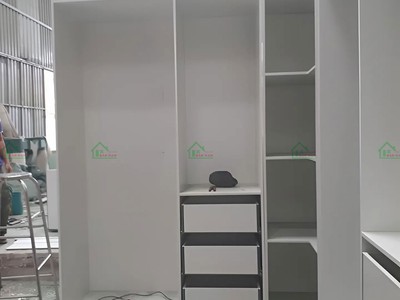 Tủ Quần Áo Acrylic Bóng Gương Chữ L Hiện Đại TAR41 - Tiện Nghi, Sang Trọng   Nội Thất Bảo Nam 5