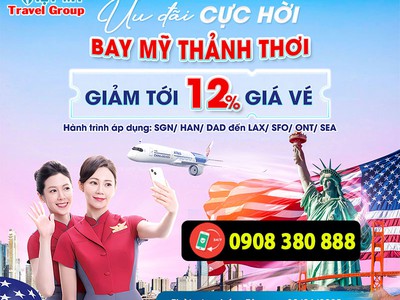 Bay Mỹ thảnh thơi   China Airlines giảm đến 12 giá vé 0