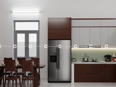 Tủ Bếp MDF Với Thiết Kế Sang Trọng Tiện Lợi 0