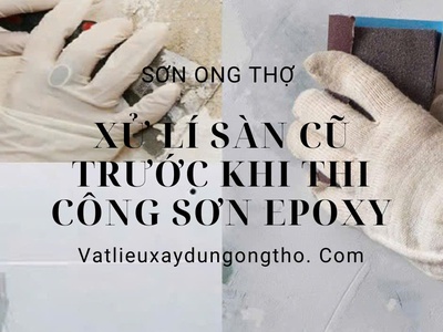 Thi công sơn epoxy trên sàn cũ   Có cần dùng sơn lót không 0