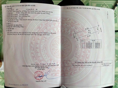 Đất đẹp - giá tốt đông yên, quốc oai - khu dân cư full thổ cư 97,6m 4