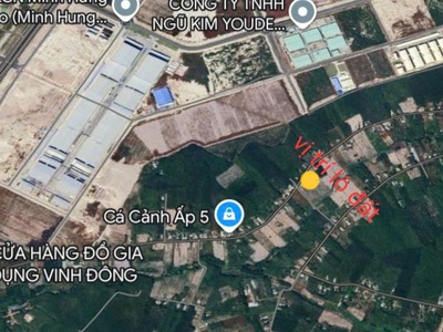 Bán gấp lô đất tại chơn thành, bên cạnh khu công nghiệp giá bán 565 triệu /lô 0