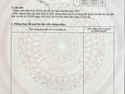 Bán lô đất vàng  4x18  1/ trung mỹ tây 09, quận 12 0