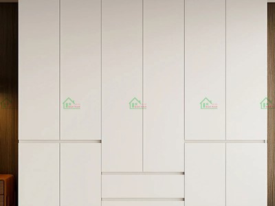 Tủ Quần Áo MDF Trắng Hiện Đại TA74 Kịch Trần - Tiện Nghi, Giá Tốt, 100 Gỗ An Cường 0