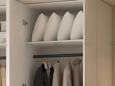Tủ Quần Áo MDF Trắng Hiện Đại TA74 Kịch Trần - Tiện Nghi, Giá Tốt, 100 Gỗ An Cường 5