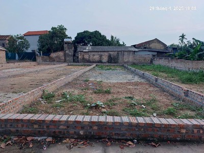 Đất thanh trí 128m2, mt5m,hậu 5.3m, chỉ 2.63 tỷ, sóc sơn. ô tô. 1