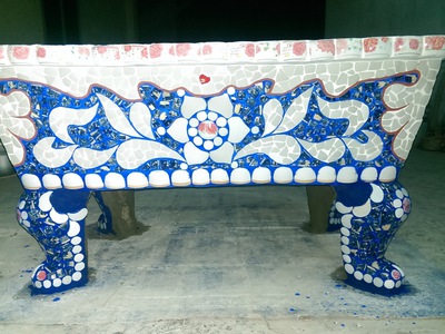 Cơ sở chậu hoa Thế Sơn - chậu hoa dán sành sứ - chậu khảm sành - cẩn miễng 15