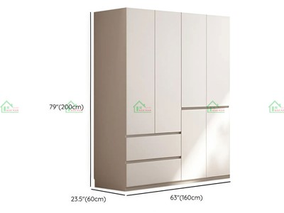 Tủ Áo Gỗ An Cường TA75 - Hiện Đại Đẹp, Kịch Trần, Lưu Trữ Đa Năng   Nội Thất Bảo Nam 3