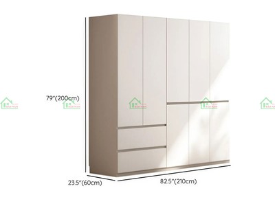 Tủ Áo Gỗ An Cường TA75 - Hiện Đại Đẹp, Kịch Trần, Lưu Trữ Đa Năng   Nội Thất Bảo Nam 6