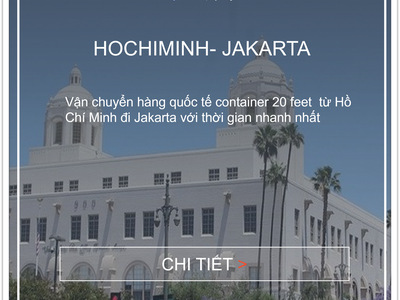 Giá cước vận tải biển từ Hồ Chí Minh Đến Jakarta 0