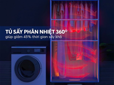 Trợ thủ đắc lực giúp bạn giải quyết mọi vấn đề về phơi sấy trong những ngày thời tiết ẩm ướt. 2