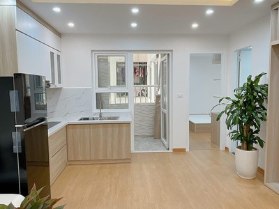 Cần bán gấp căn hộ 56m    2 phòng ngủ, 2 vệ sinh   full nội thất xịn sò   khu đô thị đại thanh. 1