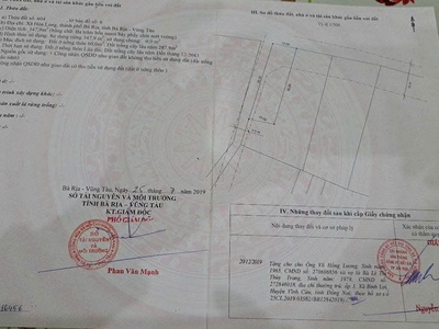 Bán lô đất đẹp   góc 2 mặt tiền đường số 10, xã hòa long, tp. bà rịa 4
