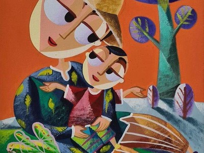 Lớp vẽ trẻ em ở Hà nội 1