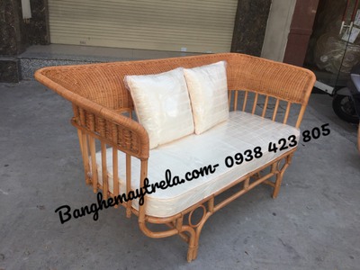 Băng ghế sofa mây xòe 1